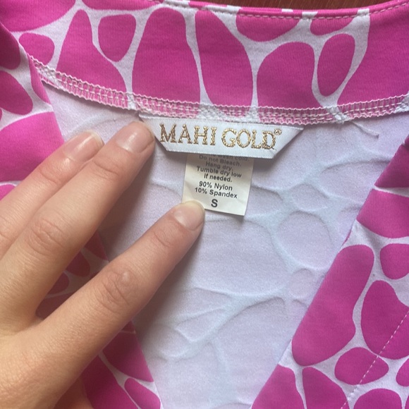 Mahi Gold Riptide Romper - size small - Picture 3 of 5